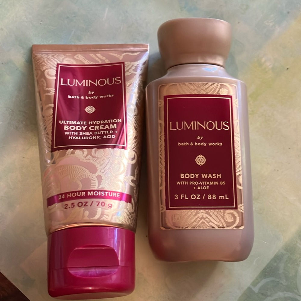 Bath & Body Works Luminous Travel Size set NEW